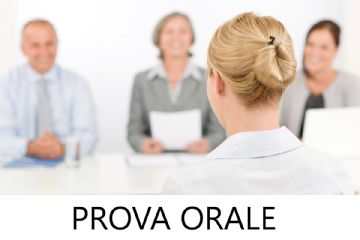 Elenco ammessi alla prova orale del concorso e comunicazione data